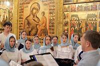 Праздничное богослужение в&nbsp;Успенском соборе Московского Кремля