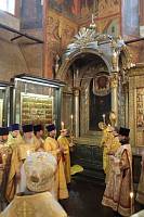 Праздничное богослужение в&nbsp;Успенском соборе Московского Кремля