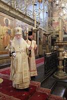 Праздничное богослужение в&nbsp;Успенском соборе Московского Кремля