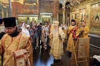 Праздничное богослужение в&nbsp;Успенском соборе Московского Кремля