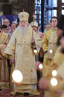 Праздничное богослужение в&nbsp;Успенском соборе Московского Кремля