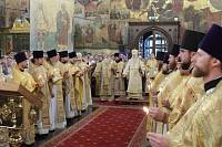 Праздничное богослужение в&nbsp;Успенском соборе Московского Кремля