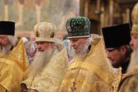 Праздничное богослужение в&nbsp;Успенском соборе Московского Кремля