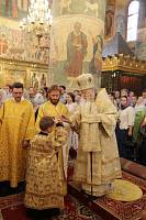 Праздничное богослужение в&nbsp;Успенском соборе Московского Кремля