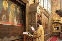 Праздничное богослужение в&nbsp;Успенском соборе Московского Кремля