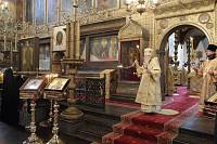 Праздничное богослужение в&nbsp;Успенском соборе Московского Кремля