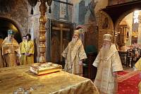 Праздничное богослужение в&nbsp;Успенском соборе Московского Кремля