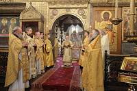 Праздничное богослужение в&nbsp;Успенском соборе Московского Кремля