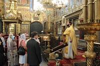 Праздничное богослужение в&nbsp;Успенском соборе Московского Кремля