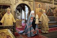 Праздничное богослужение в&nbsp;Успенском соборе Московского Кремля