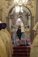 Праздничное богослужение в&nbsp;Успенском соборе Московского Кремля