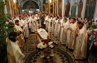 Отпевание протоиерея Иоанна Прускалева