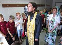 Молебен перед началом детского футбольного турнира в&nbsp;Орехово-Зуеве