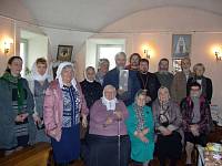 Встреча с писателем В. Королевым в Гребневском храме деревни Гребнево