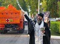 Проводы автомобильной колонны МЧС с&nbsp;гуманитарным грузом в&nbsp;Ногинске