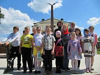 Воспитанники воскресной школы храма в честь иконы Божией Матери «Всех скорбящих Радость» г. Рошали в Можайске