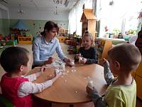 Волонтеры группы «Милосердие» в детском саду «Светлячок» г. Ногинска