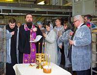 Молебен на&nbsp;хлебокомбинате в&nbsp;Ногинске