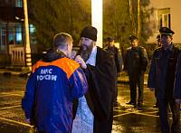 Проводы автомобильной колонны МЧС с&nbsp;гуманитарным грузом в&nbsp;Ногинске