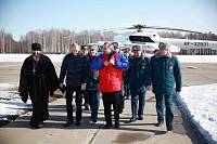 Встреча автоколонны МЧС в&nbsp;Ногинском спасательном центре