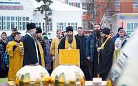 Освящение куполов на Троицкий храм в Старой Купавне