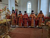 Божественная литургия и пастырский семинар в Никольском храме села Середниково