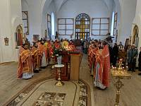 Божественная литургия и пастырский семинар в Никольском храме села Середниково