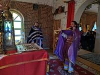 Престольный праздник в Крестовоздвиженском храме поселка Мишеронский