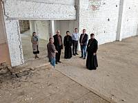 Совещание в Тихвинском храме села Евлево