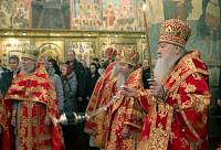 Праздник Собора новомучеников и&nbsp;исповедников Церкви Русской в&nbsp;Успенском соборе Московского Кремля