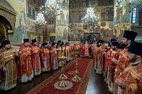 Праздник Собора новомучеников и&nbsp;исповедников Церкви Русской в&nbsp;Успенском соборе Московского Кремля