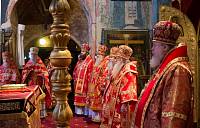 Праздник Собора новомучеников и&nbsp;исповедников Церкви Русской в&nbsp;Успенском соборе Московского Кремля