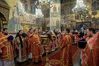Праздник Собора новомучеников и&nbsp;исповедников Церкви Русской в&nbsp;Успенском соборе Московского Кремля