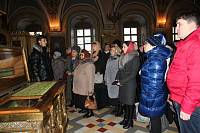 Паломничество прихожан Крестовоздвиженского храма поселка Мишеронский в&nbsp;Свято-Троицкую Сергиеву лавру
