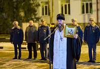 Проводы автомобильной колонны МЧС с&nbsp;гуманитарным грузом в&nbsp;Ногинске
