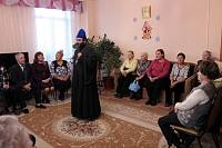 Встреча со священником в центре социального обслуживания населения г. Куровское