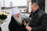 Богослужение в&nbsp;храме иконы Божией Матери &laquo;Спорительница хлебов&raquo; на&nbsp;территории ЗАО &laquo;Щелковохлеб&raquo;