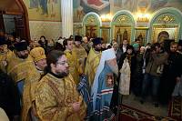 Богослужение в&nbsp;храме иконы Божией Матери &laquo;Спорительница хлебов&raquo; на&nbsp;территории ЗАО &laquo;Щелковохлеб&raquo;