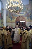 Богослужение в&nbsp;храме иконы Божией Матери &laquo;Спорительница хлебов&raquo; на&nbsp;территории ЗАО &laquo;Щелковохлеб&raquo;