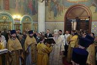 Богослужение в&nbsp;храме иконы Божией Матери &laquo;Спорительница хлебов&raquo; на&nbsp;территории ЗАО &laquo;Щелковохлеб&raquo;