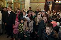 Богослужение в&nbsp;храме иконы Божией Матери &laquo;Спорительница хлебов&raquo; на&nbsp;территории ЗАО &laquo;Щелковохлеб&raquo;