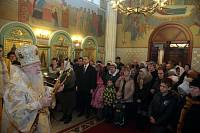 Богослужение в&nbsp;храме иконы Божией Матери &laquo;Спорительница хлебов&raquo; на&nbsp;территории ЗАО &laquo;Щелковохлеб&raquo;