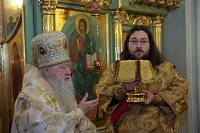 Богослужение в&nbsp;храме иконы Божией Матери &laquo;Спорительница хлебов&raquo; на&nbsp;территории ЗАО &laquo;Щелковохлеб&raquo;