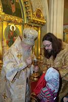 Богослужение в&nbsp;храме иконы Божией Матери &laquo;Спорительница хлебов&raquo; на&nbsp;территории ЗАО &laquo;Щелковохлеб&raquo;