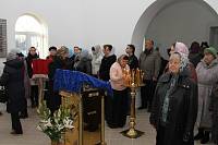 Первая Божественная литургия в&nbsp;Покровском храме села Кривандино
