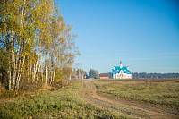 Первая Литургия в&nbsp;храме Покрова Божией Матери в&nbsp;деревне Воря-Богородское
