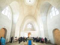 Первая Литургия в&nbsp;храме Покрова Божией Матери в&nbsp;деревне Воря-Богородское
