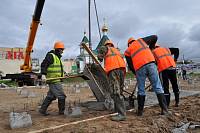 Начало строительства Никольского храма г.&nbsp;Шатуры