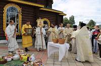 Престольный праздник в&nbsp;Преображенском храме села Малая Дубна
