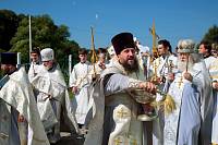 Освящение Троицкого храма села Рязанцы
